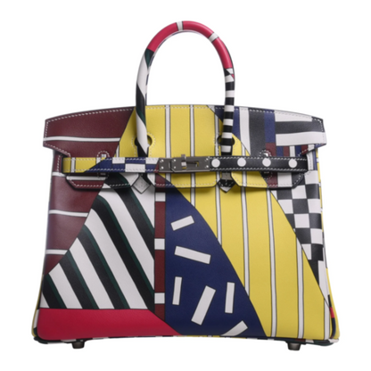 バーキン25　One Two Three and Away We Go　ヴォースイフト　マルチカラー　SS　C刻印