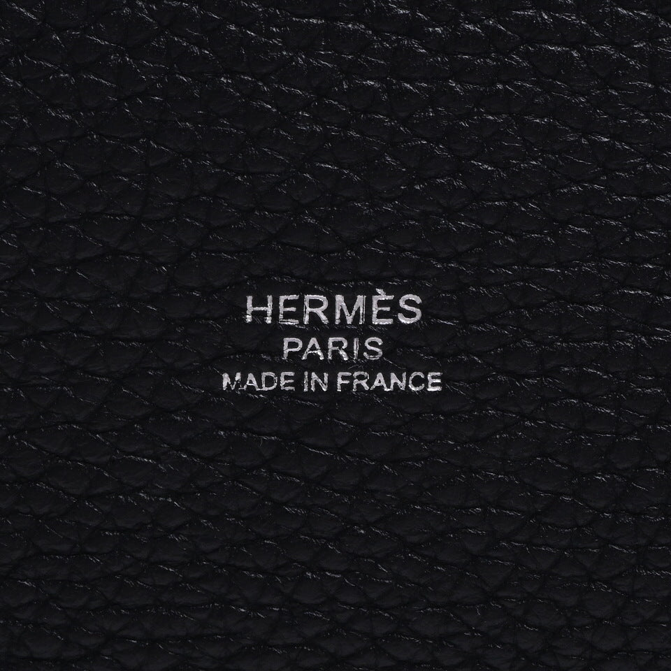 HERMES マーケットPM　トゴ　黒　SS　□L刻印