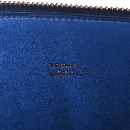 HERMES ポリード31　ポロサス　ブルー　GP　□A刻印