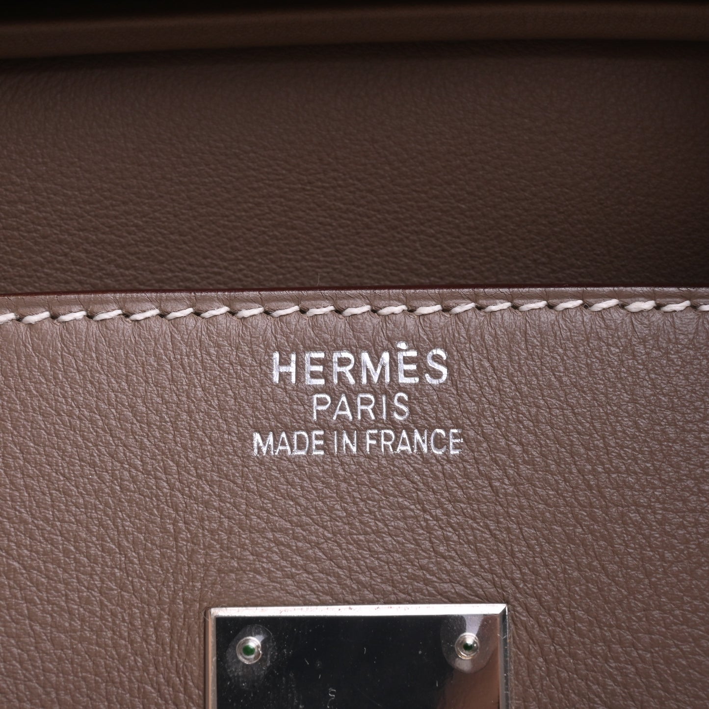 HERMES バーキン35　ヴォースイフト　トワル　エトゥープ　SS　□K刻印