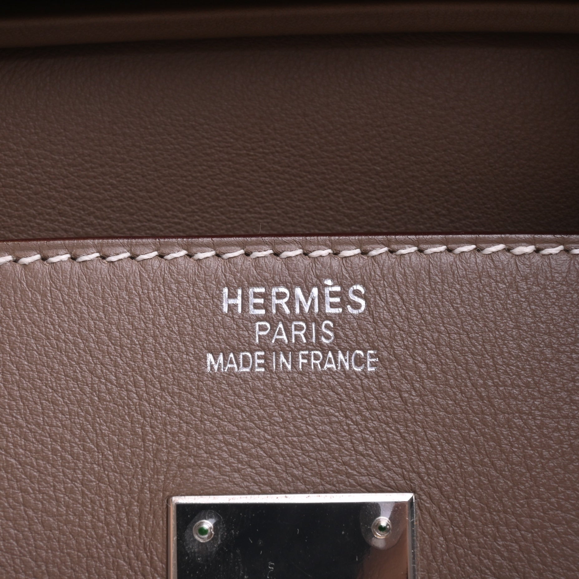 HERMES バーキン35　ヴォースイフト　トワル　エトゥープ　SS　□K刻印