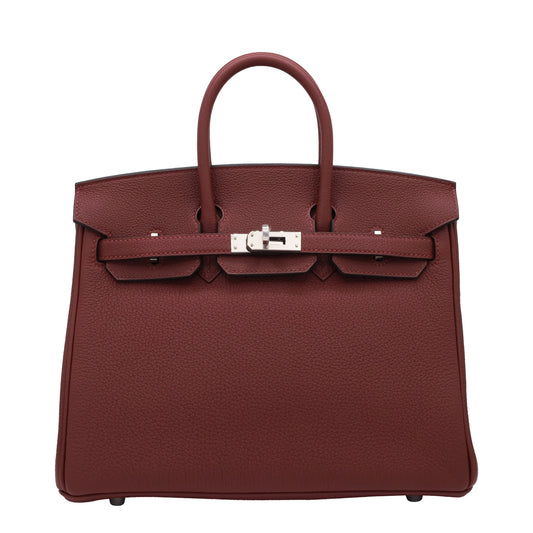 Birkin 25 Togo Rouge Ash SS GStamp