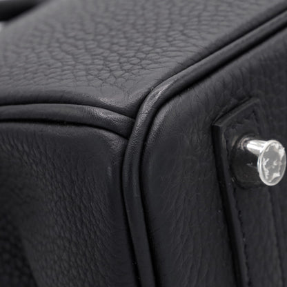 Birkin 25 Touch Alligator Togo Black SS UStamp