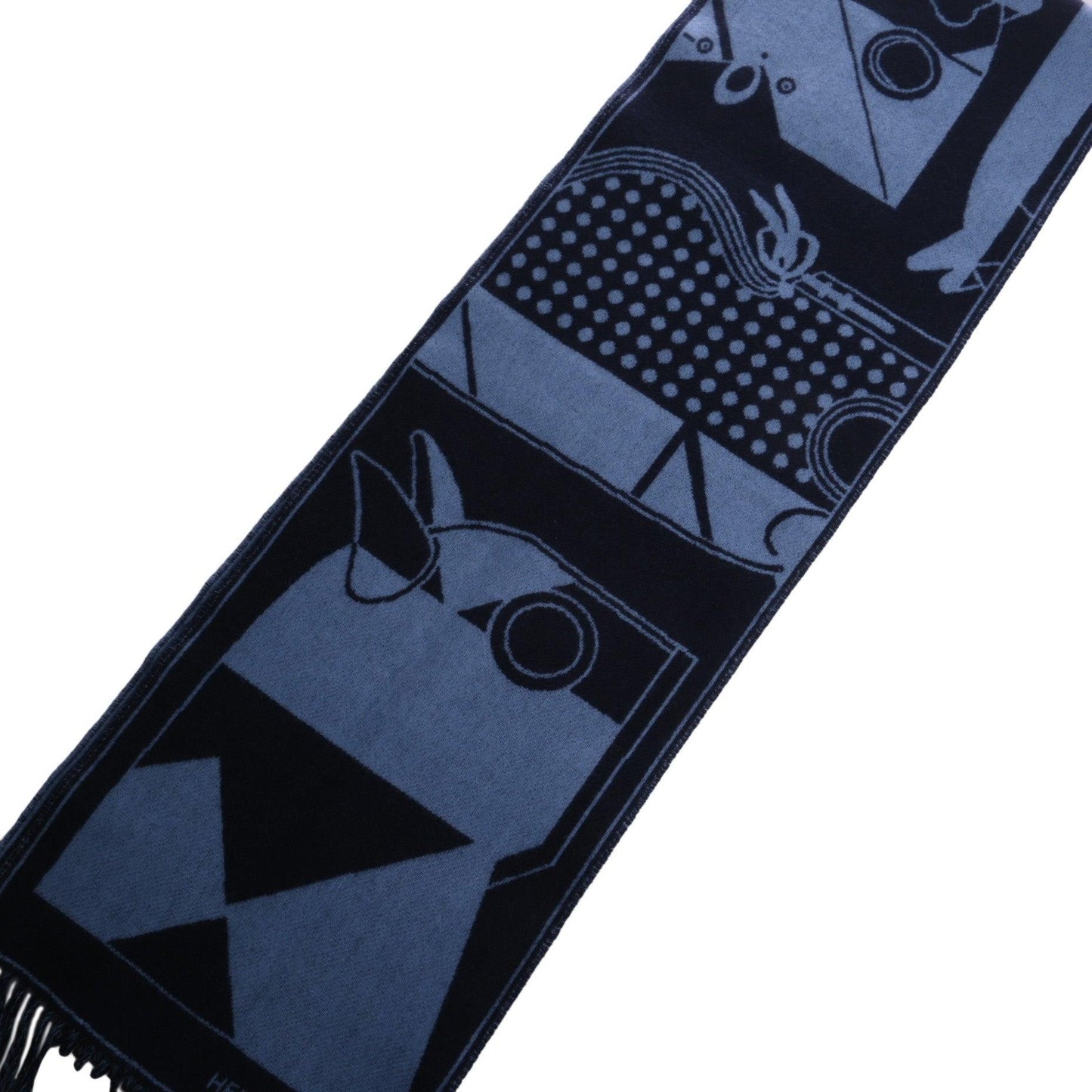 カミイユ　カシミヤ　ネイビー