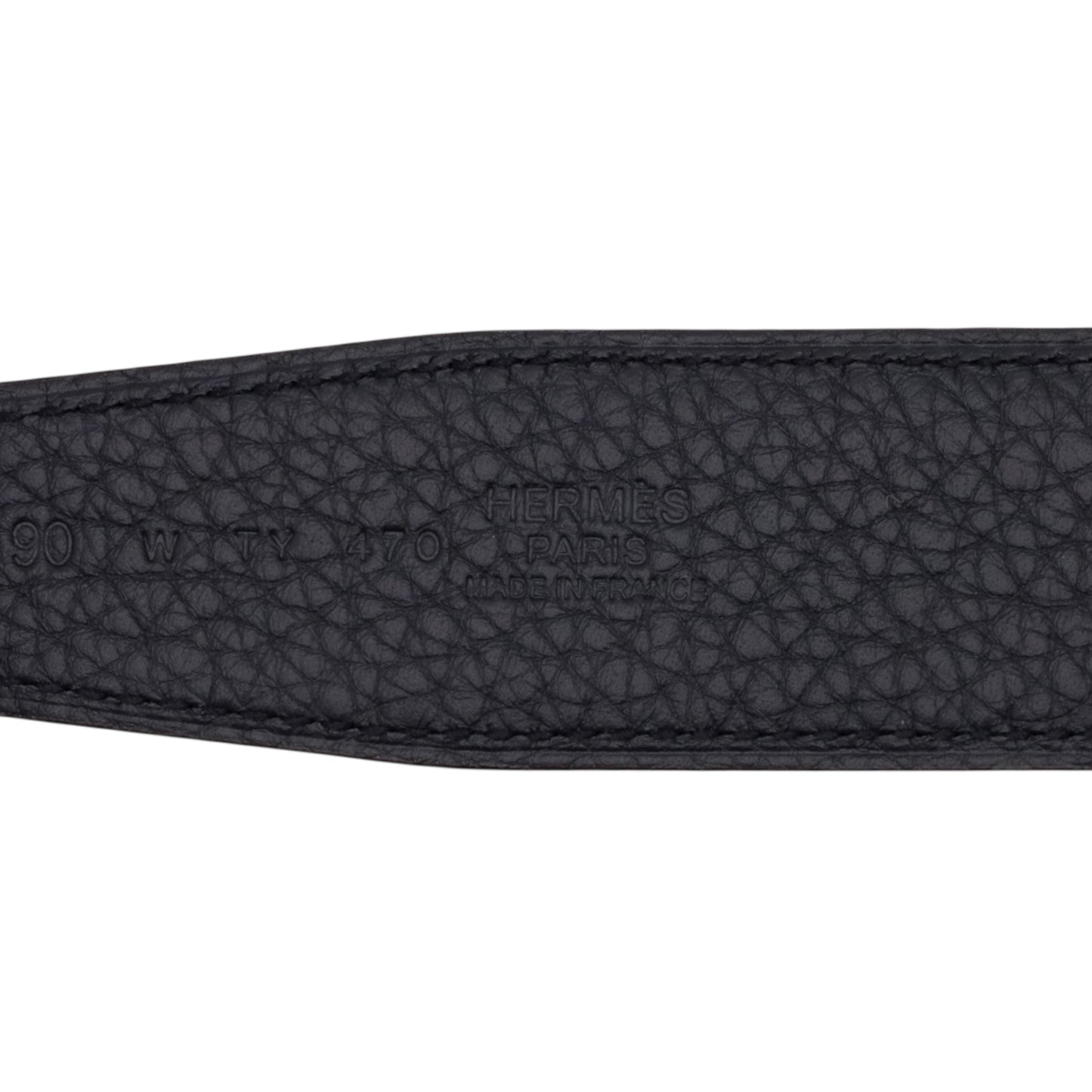 Constance Belt 90 Monochrome Vaux Swift Togo So Black