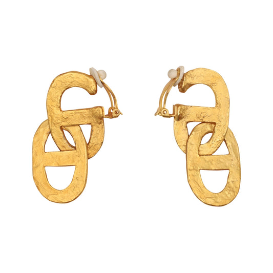 イヤリング　シェーヌダングル　GP