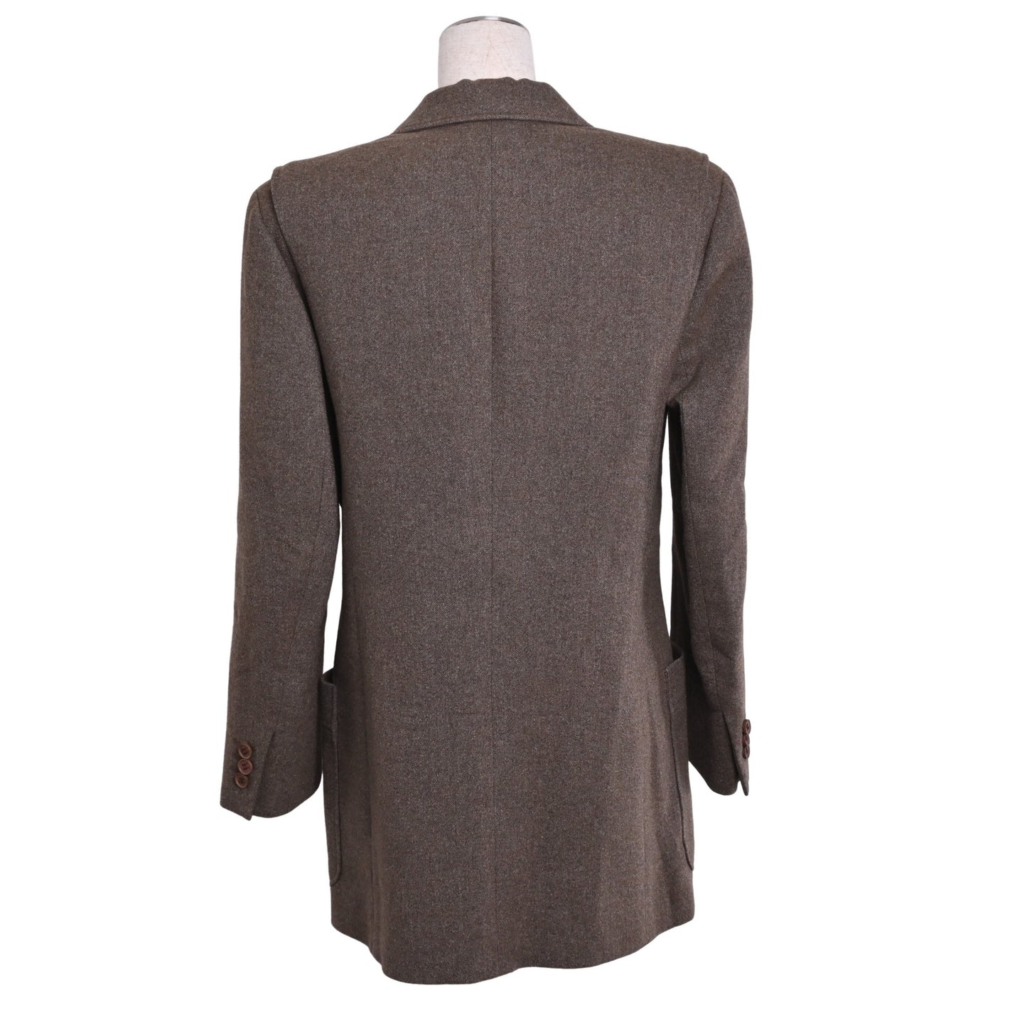 テーラードジャケット　カシミヤ　チャコール　40