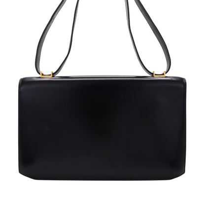 カデナロック　ショルダーバッグ　ボックスカーフ　ブラック　GP　〇K刻印