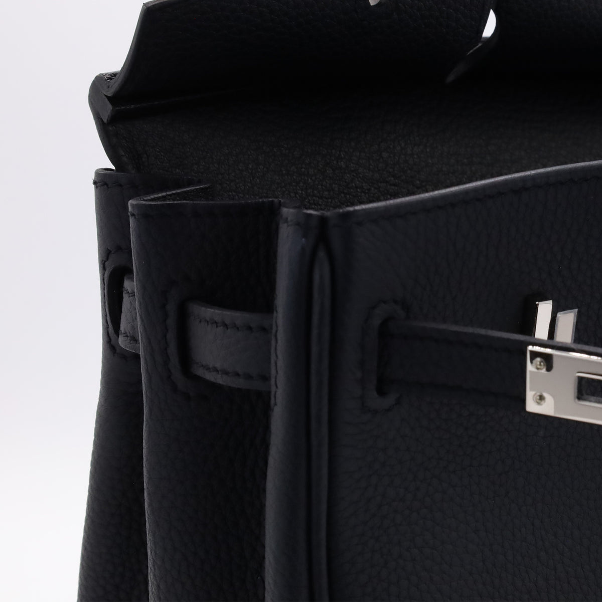 Birkin 25 Togo Black SS KStamp