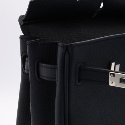 Birkin 25 Togo Black SS KStamp