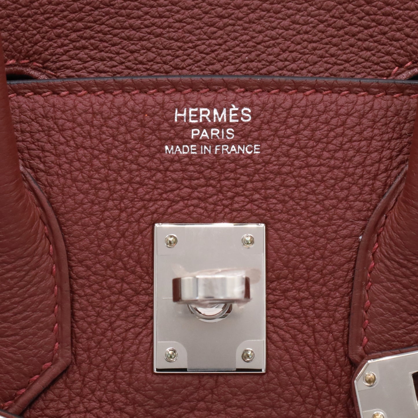 Birkin 25 多哥红灰 SS GStamp