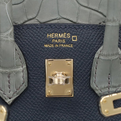 バーキン20　セリエ　フォーブル　ミッドナイト　アリゲーター　ヴォースイフト　ヴォーエプソン　グリミスティ　グリシマン　ブラック　オレンジ　シャンパンゴールド金具　K刻印