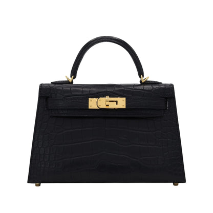 ミニケリー2　アリゲーターマット　ブラック　GP　W刻印