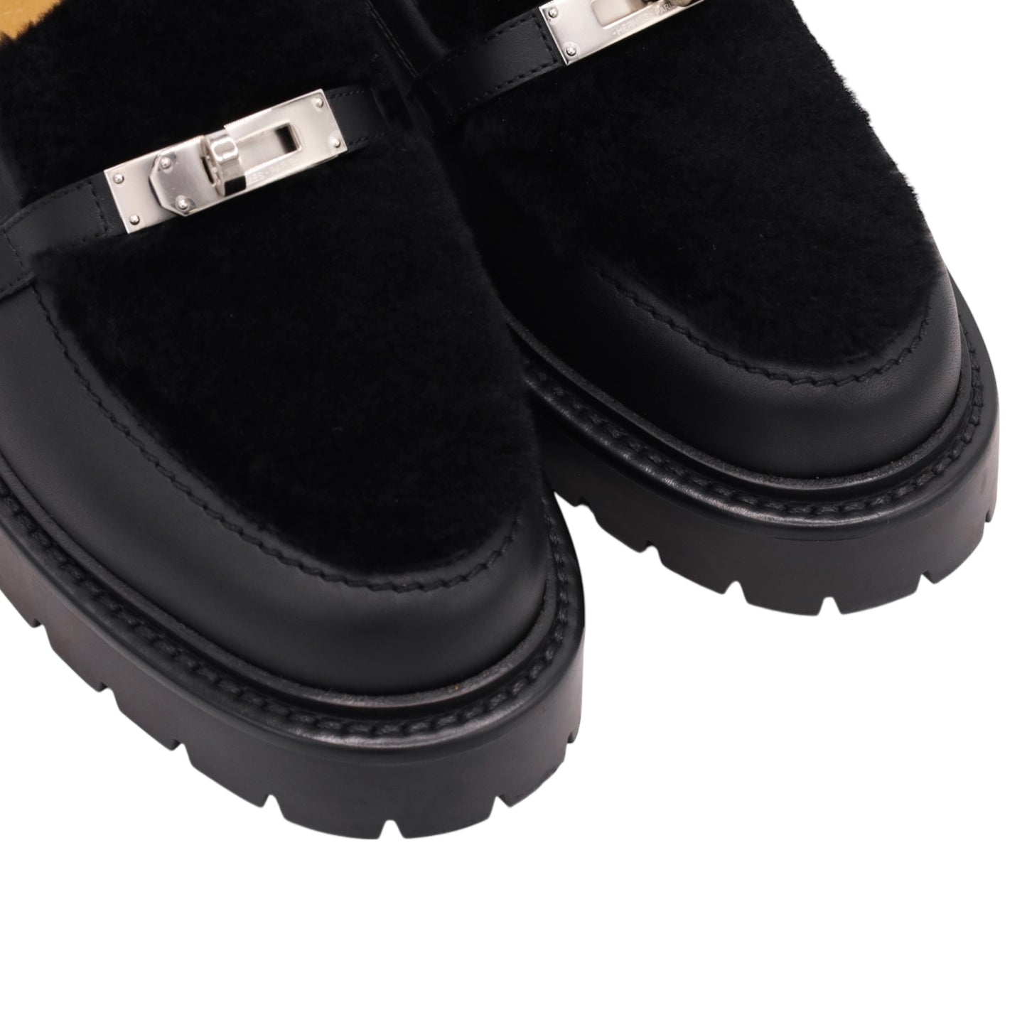 モカシン　アイコン　ブラック　37.5