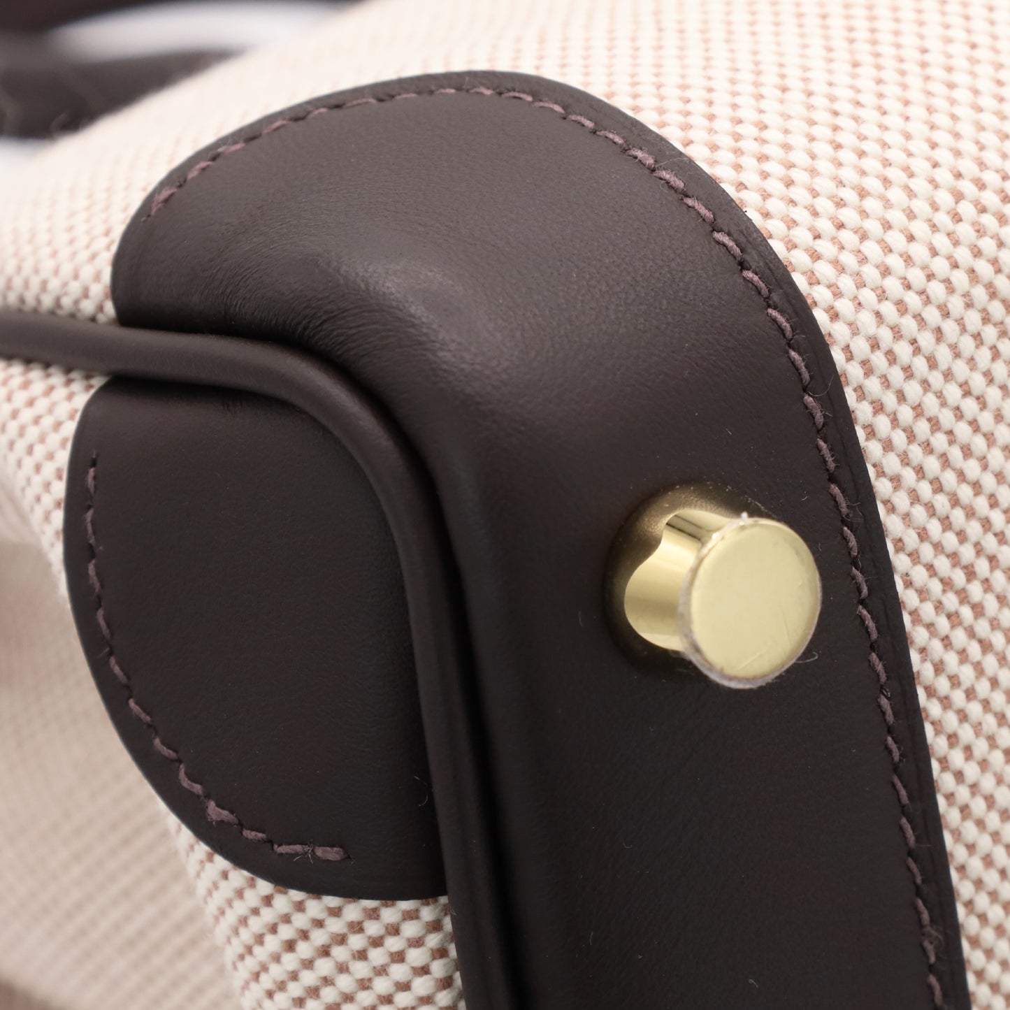 バーキン25　ヴォースイフト　トワルアッシュ　 べブラン　エクリュ　GP　K刻印