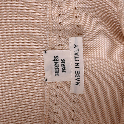 Knitted skirt, Silk blend, Ivory, 40