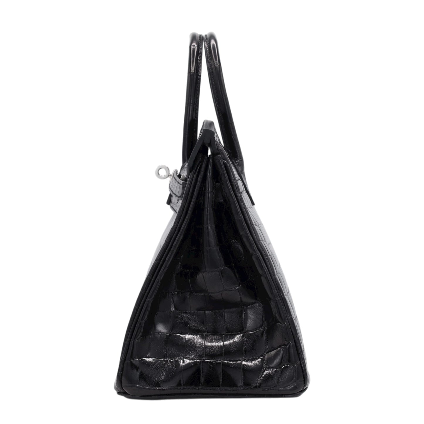 バーキン25　ニロティカス　ブラック　SS　D刻印