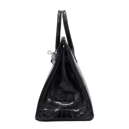 バーキン25　ニロティカス　ブラック　SS　D刻印