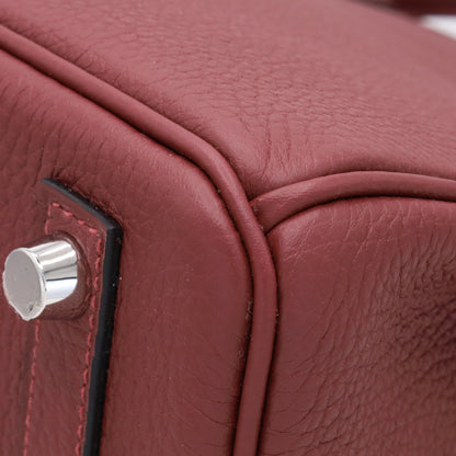 Birkin 25 多哥红灰 SS GStamp