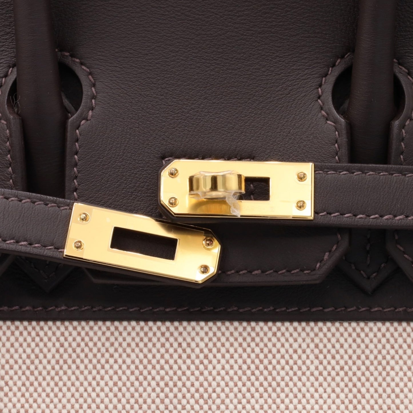 バーキン25　ヴォースイフト　トワルアッシュ　バイブルン　エクリュ　GP　K刻印