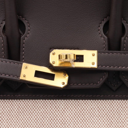 バーキン25　ヴォースイフト　トワルアッシュ　バイブルン　エクリュ　GP　K刻印