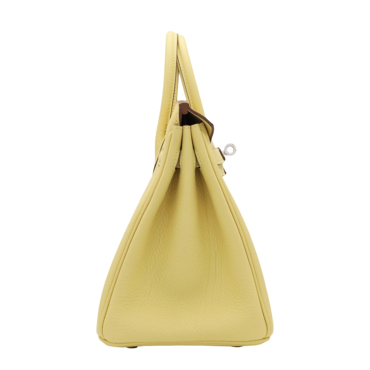 Birkin 25 Togo Jaune Poussin SS K stamp