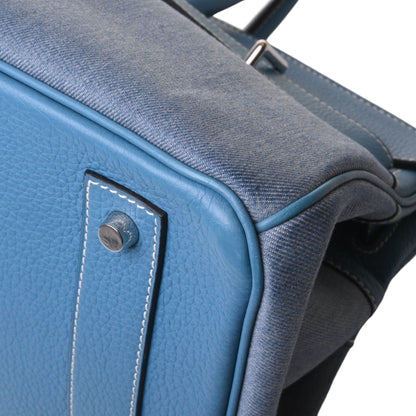 Shoulder Birkin Torillon Clemence Denim Blue Jean SS □K engraved