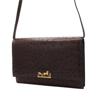 Eugenie Ostrich Brown GP
