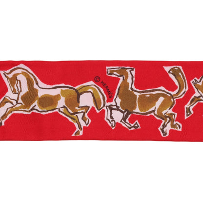 ツイリー　自由の馬　シルク　レッド