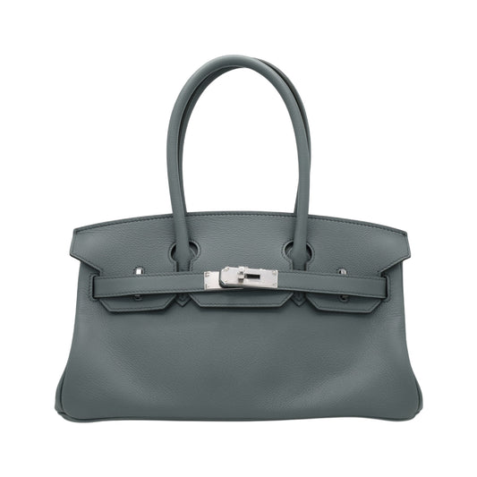 Birkin Shoulder Light 29 Voever Color Vert Almande SS K engraved