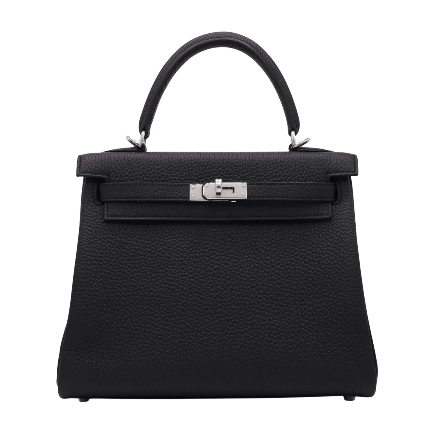 Kelly 25 Togo Black SS K stamp