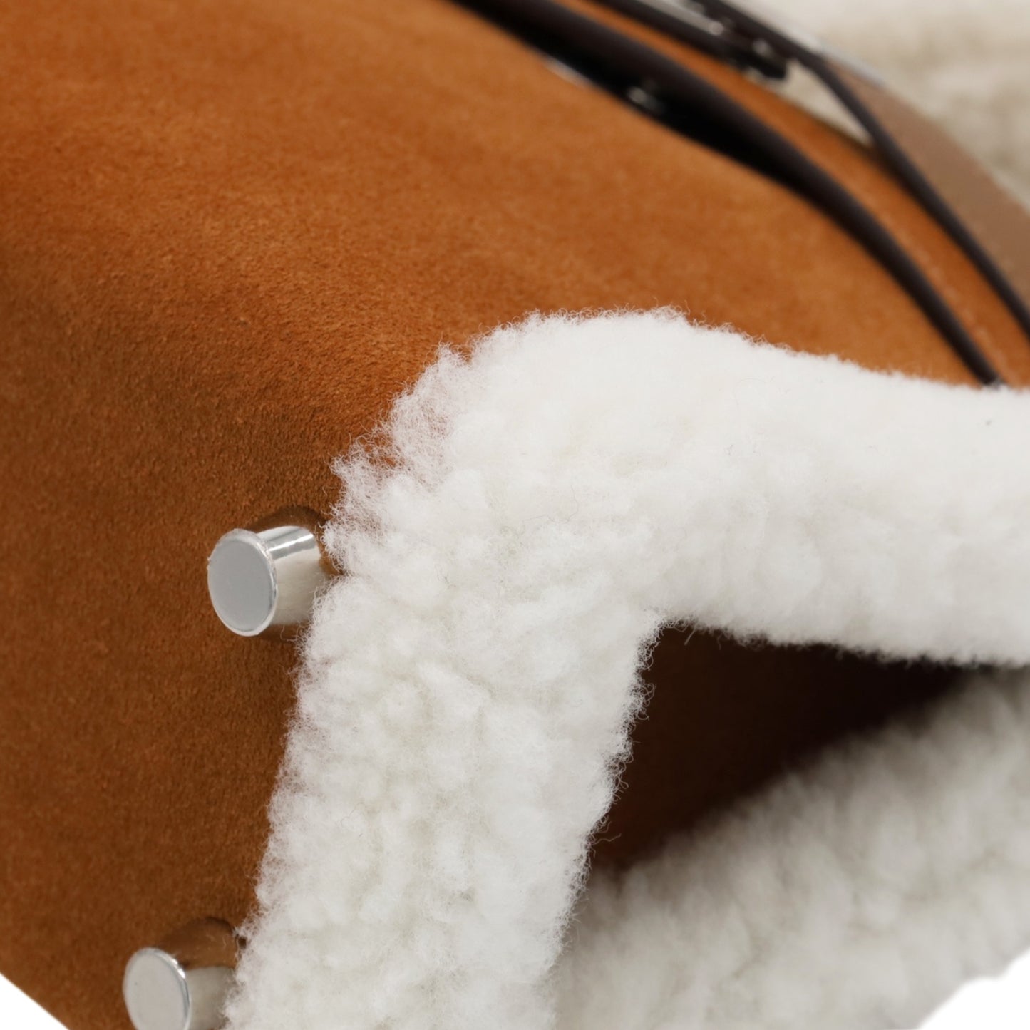 迷你凯莉包 2 泰迪沃斯威夫特木桐灰麂皮本色阿尔赞 SS B 邮票