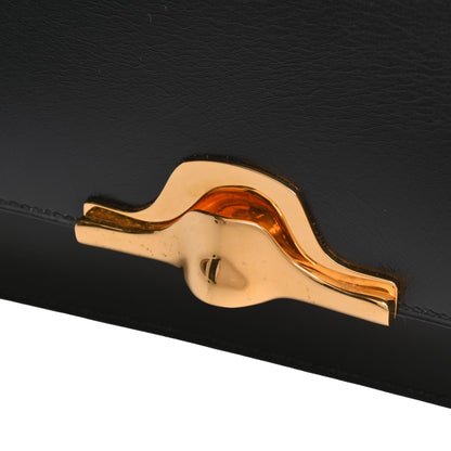 ナポレオン　ショルダーバッグ　ボックスカーフ　ブラック　GP　〇S刻印