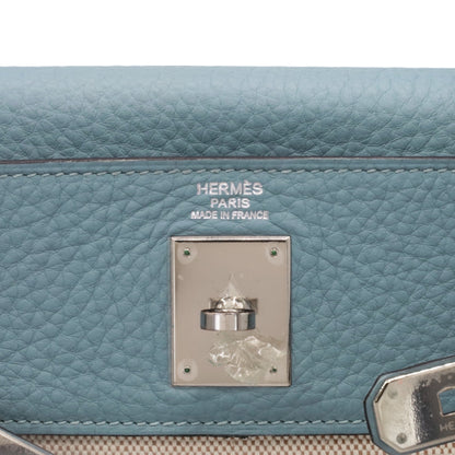 Kelly 32 Toile Ash Togo Ciel SS □M engraved