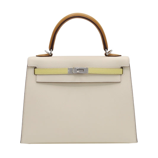 Kelly 25 Tricolor Vaud Epson Nata Sesame Jaune Pussant SS U engraved
