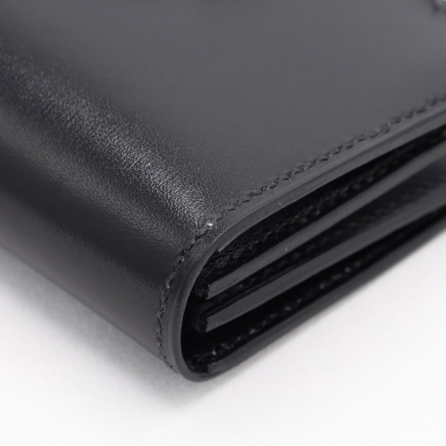 ベアン　カードケース　ボックスカーフ　ソーブラック　B刻印