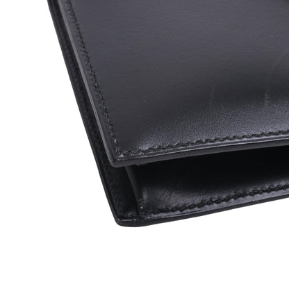 メドール　クラッチバッグ　ボックスカーフ　ブラック　GP　〇X刻印