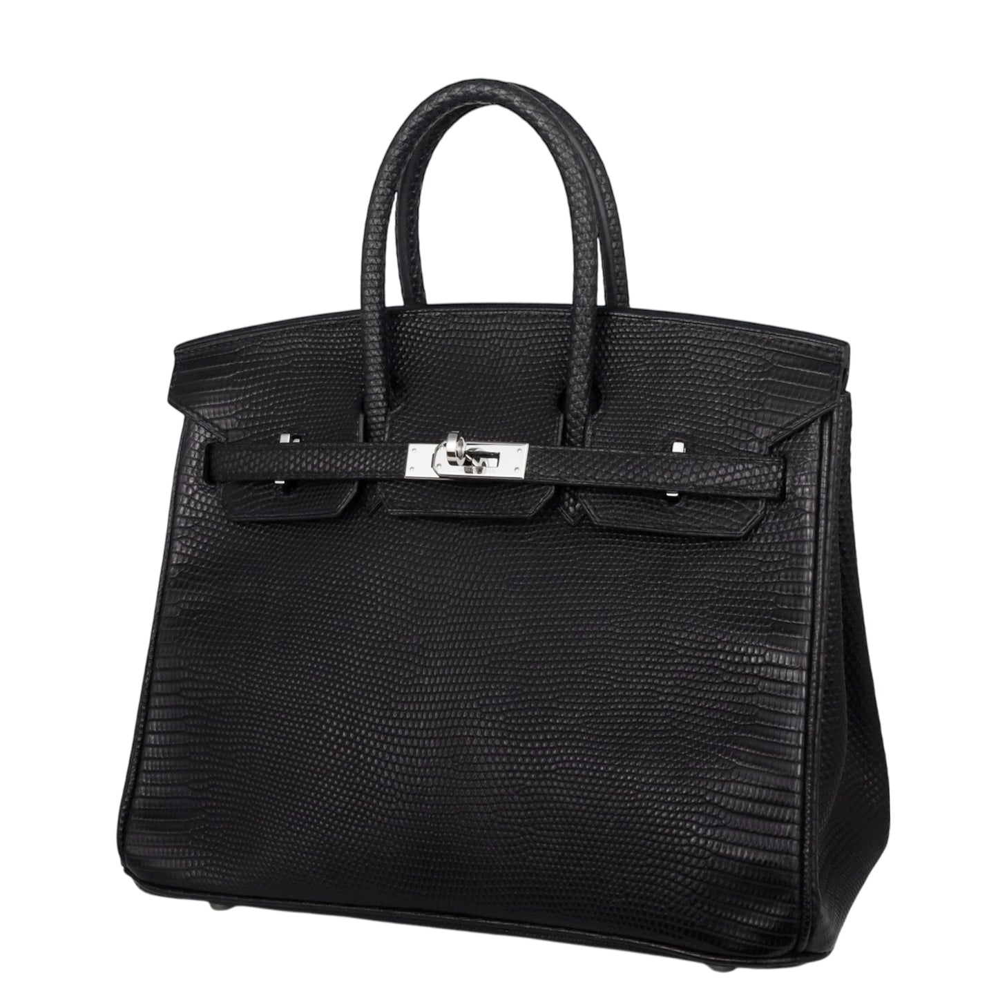Birkin 25 Lizard Black SS □MStamp