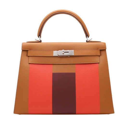 Kelly 28 字母 Vaux Epson 金色 Capucines 胭脂灰 SS C 雕刻