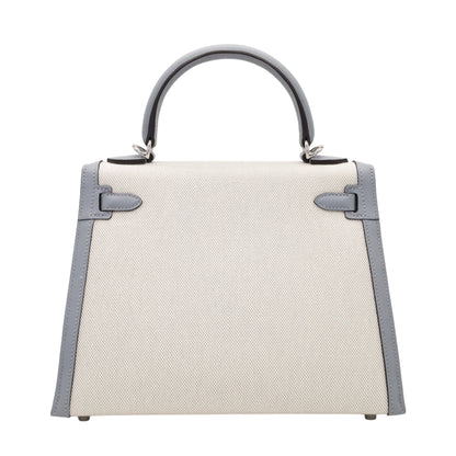 ケリー25　トワルアッシュ　ヴォースイフト　ブルーグラシエ　エクリュ　SS　K刻印