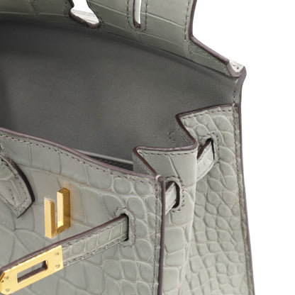 Birkin 20 Alligator Matt Griciman GP WStamp