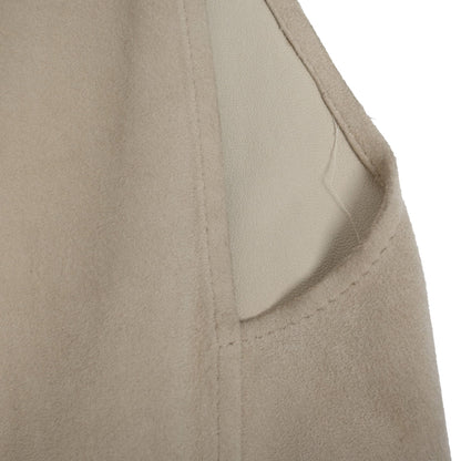 ヴァルーズ　ベスト　スエード　アイボリー　36