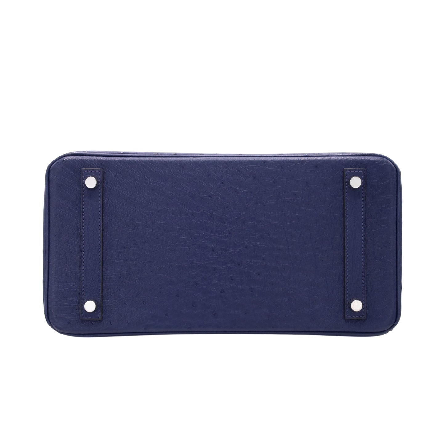 バーキン30　オーストリッチ　ブルーアイリス　SS　T刻印