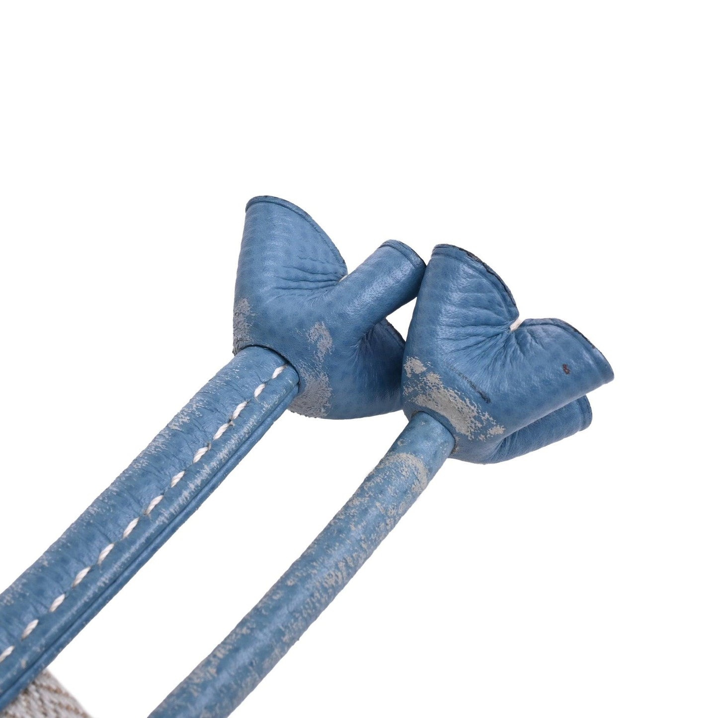 アリーヌGM　トワルシェブロン　アイボリー　ブルージーン