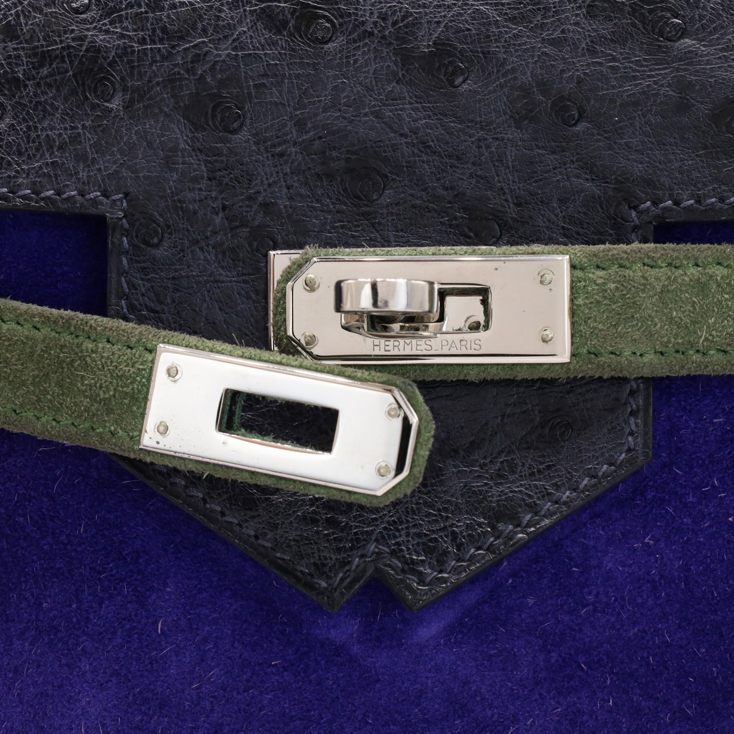 ニューアムステルダム　ドブリス　オーストリッチ　パープル　ブラック　SS　◯P刻印