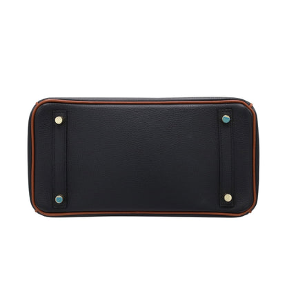 バーキン30　ヴァッシュリエージュ　ブラック　ノアゼット　GP　□K刻印