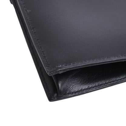 メドール　クラッチバッグ　ボックスカーフ　ブラック　GP　〇X刻印