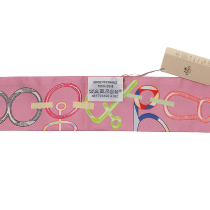 ツイリー　ド・レ・ブックル　シルク　ピンク