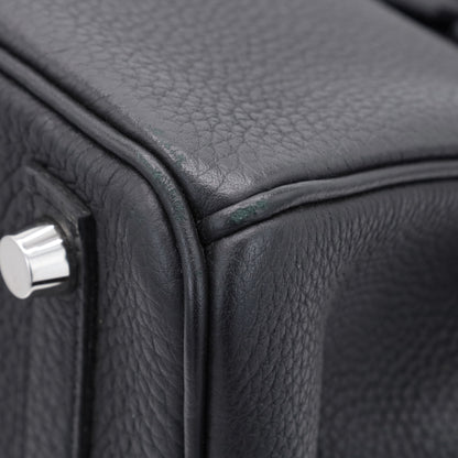 バーキン25　トゴ　ブラック　SS　X刻印