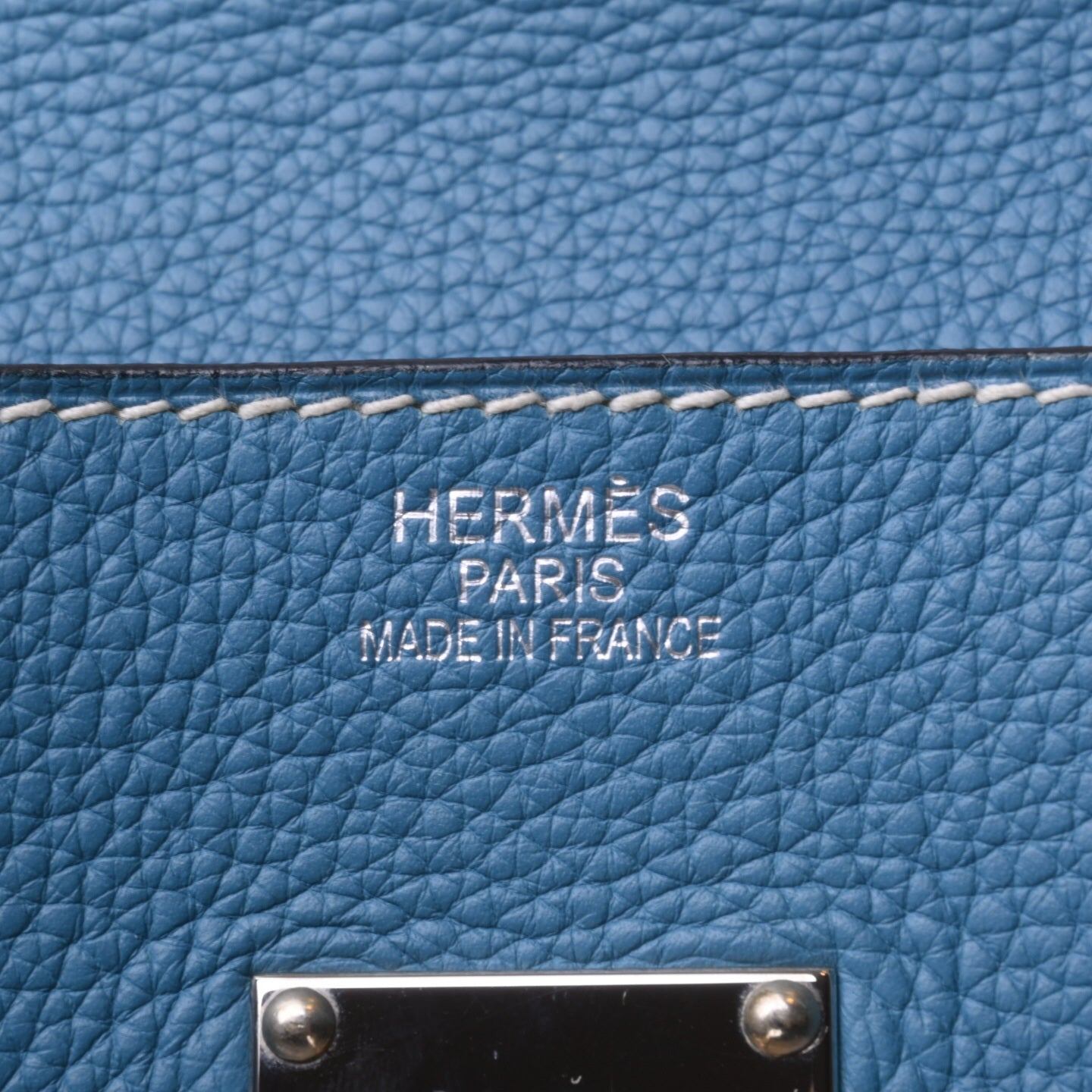 Shoulder Birkin Torillon Clemence Denim Blue Jean SS □K engraved